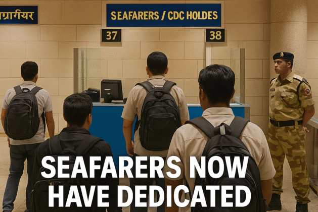 Seafarers Now Have Dedicated Immigration Counters at Indian Airports