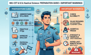 IMU-CET & B.Sc Nautical Science: Preparation Guide + Important Warnings for Aspirants