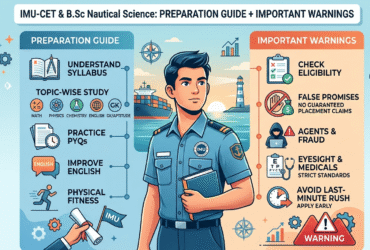 IMU-CET & B.Sc Nautical Science: Preparation Guide + Important Warnings for Aspirants
