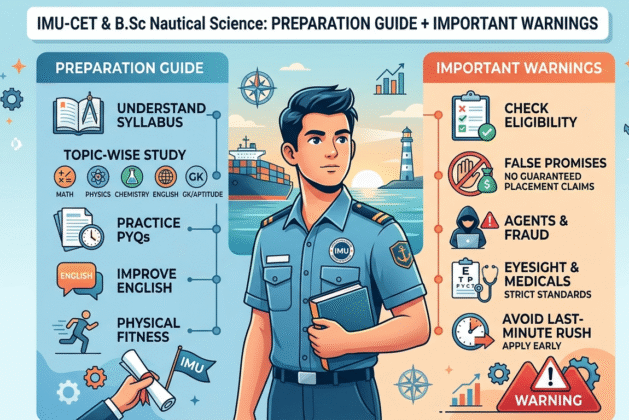 IMU-CET & B.Sc Nautical Science: Preparation Guide + Important Warnings for Aspirants