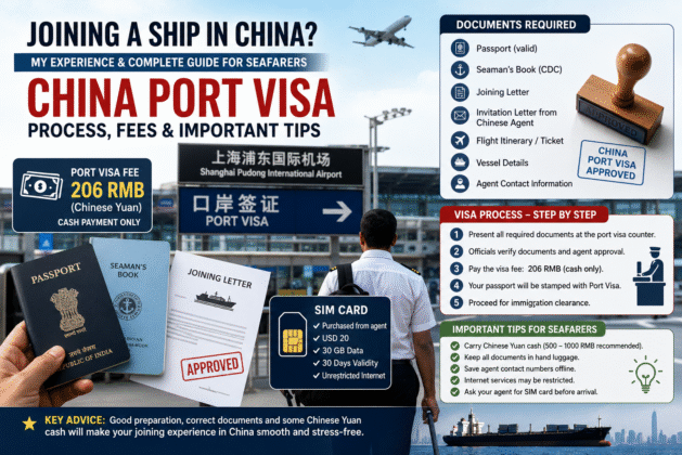 China Port Visa for Seafarers – A Practical Guide (Shanghai Crew Change)